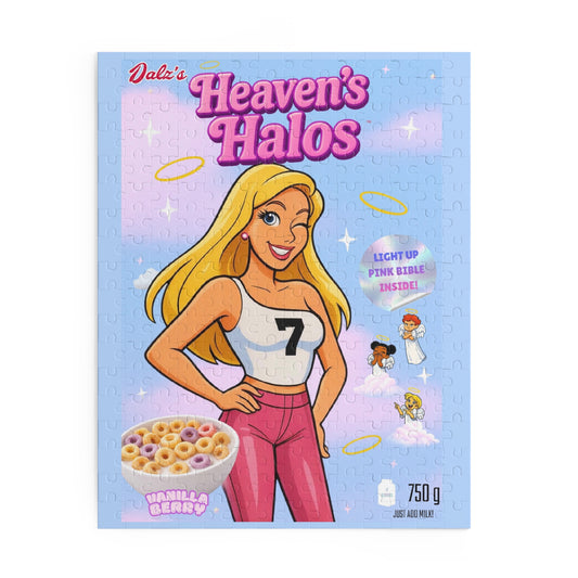 Heaven's Halos Cereal Puzzle — 120/252/500-Piece Retro Box Art Jigsaw