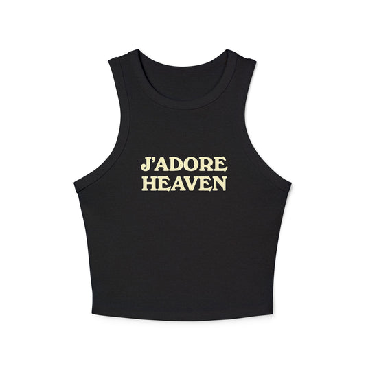 J'Adore Heaven Tank Top — Yellow Print