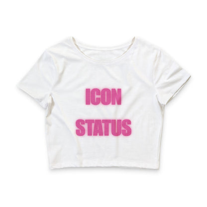 Icon Status Crop Tee
