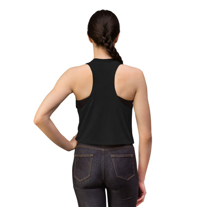Number 7 Crop Top — Minimalist Athletic Women's Tank with Stars